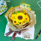  Bánh Bó Hoa Hướng Dương 20/11 Mini (BH-005-058) 