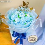  Bánh Bó Hoa Tone Xanh Mini (BH-005-059) 