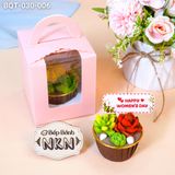  Hộp Bánh Quà Tặng Sen Đá Mini (BQT-030-006) 