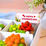  Hộp Bánh Quà Tặng 4 Cupcake Sen Đá (BQT-030-007) 