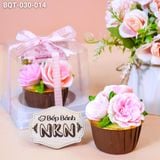  Hộp Bánh Quà Tặng Cupcake Hoa Hồng (BQT-030-014) 
