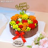  Bánh Quà Tặng 20/11 Sen Đá Cổ Điển (BQT-030-017) 