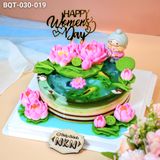  Bánh Quà Tặng 20/11 Hồ Sen Cá Lội (BQT-030-019) 