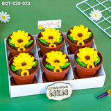  Hộp Bánh Quà Tặng 20/11 6 Chậu Hoa Hướng Dương Kèm Xẻng (BQT-030-023) 
