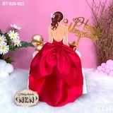 Bánh Quà tặng 20/10 Cô Gái Váy Đỏ (BT-028-022) 