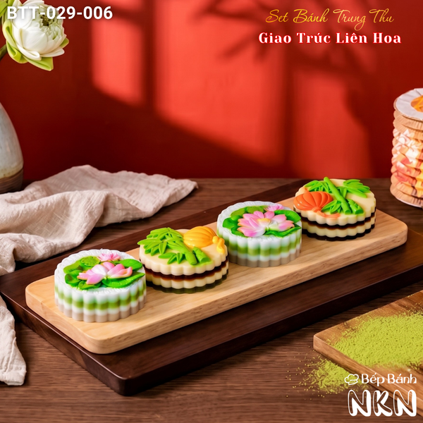  Hộp Bánh Trung Thu Giao Trúc Liên Hoa (BTT-029-006) 