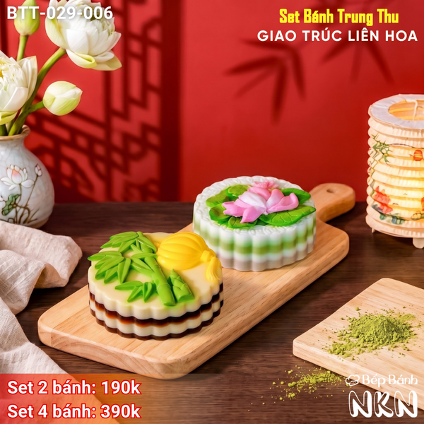  Hộp Bánh Trung Thu Giao Trúc Liên Hoa (BTT-029-006) 