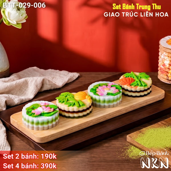  Hộp Bánh Trung Thu Giao Trúc Liên Hoa (BTT-029-006) 