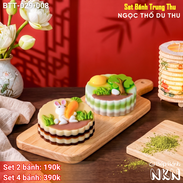  Hộp Bánh Trung Thu Ngọc Thố Du Thu (BTT-029-008) 