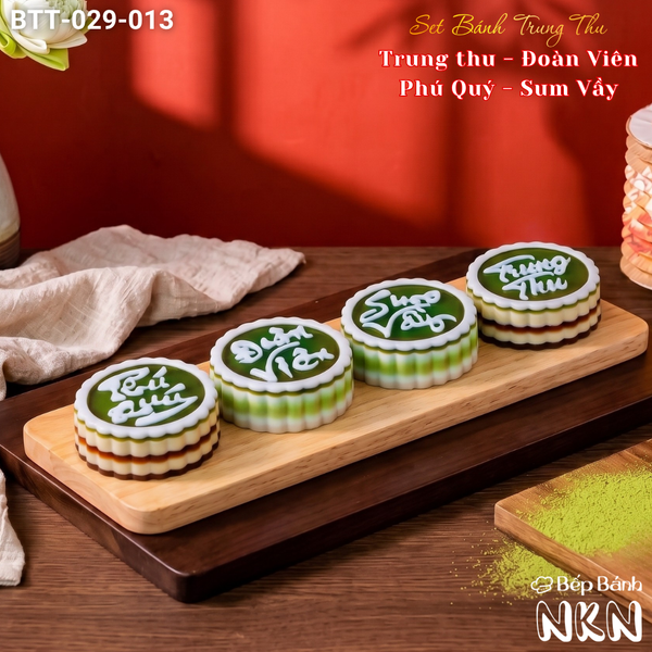  Hộp Bánh Trung Thu Trung Thu - Đoàn Viên - Phú Quý - Sum Vầy (BTT-029-013) 