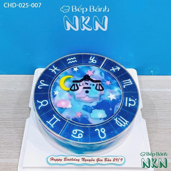  Bánh Sinh Nhật Cung Thiên Bình (CHD-025-007) 
