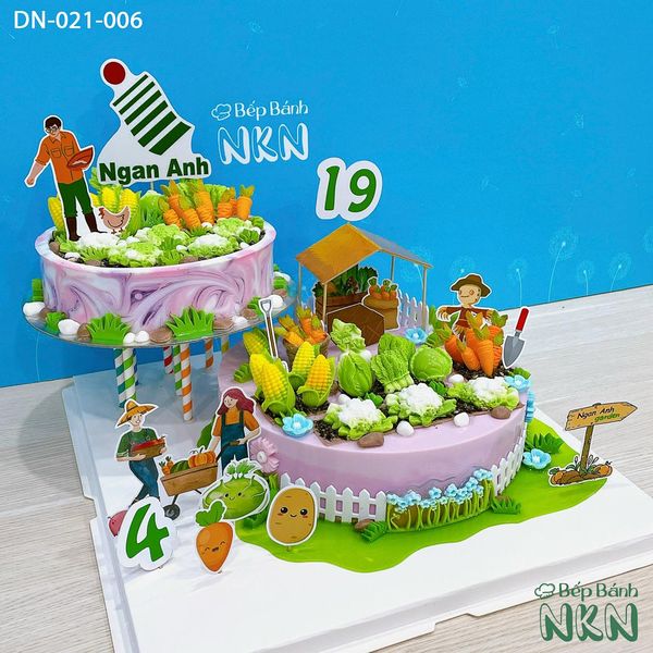  Tháp Bánh 2 Tầng Sinh Nhật Doanh Nghiệp (DN-021-006) 