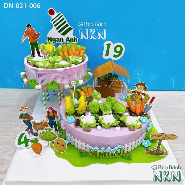  Tháp Bánh 2 Tầng Sinh Nhật Doanh Nghiệp (DN-021-006) 