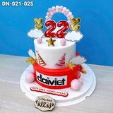  Bánh 2 Tầng Kỷ Niệm Doanh Nghiệp (DN-021-025) 