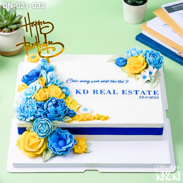  Bánh Kết Hoa Mừng Ngày Kỉ Niệm (DN-021-033) 