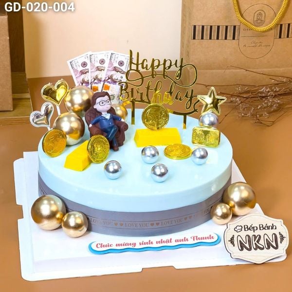  Bánh Sinh Nhật Cho KH Nam (GD-020-004) 