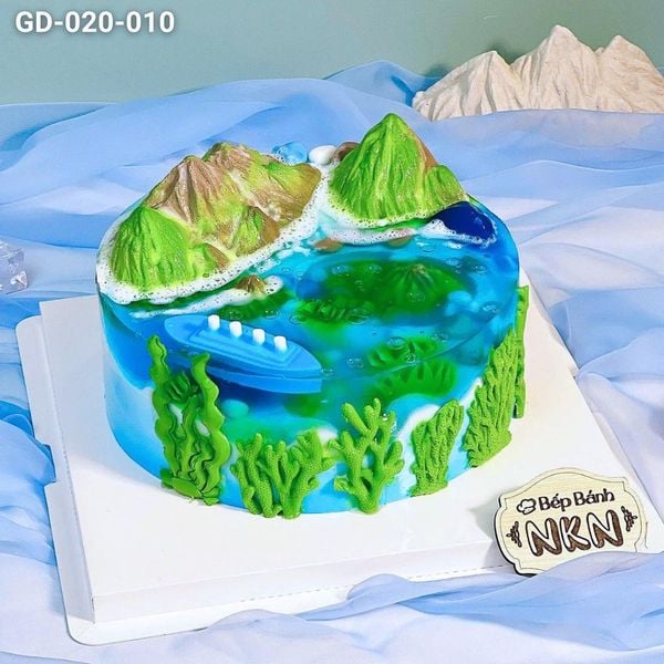  Bánh Sinh Nhật Tàu Ngầm Lặn Đại Dương (GD-020-010) 