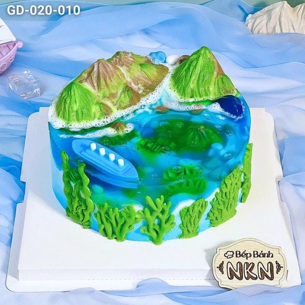  Bánh Sinh Nhật Tàu Ngầm Lặn Đại Dương (GD-020-010) 