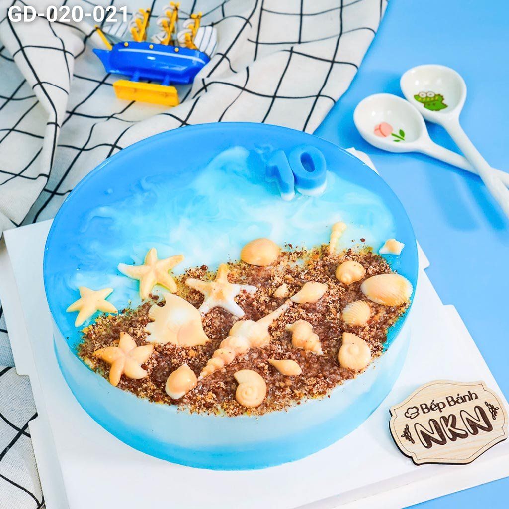  Bánh Sinh Nhật Bãi Biển (GD-020-021) 