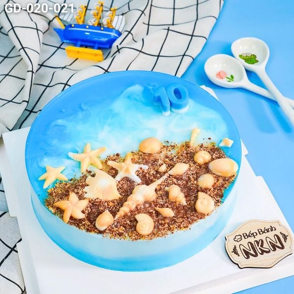  Bánh Sinh Nhật Bãi Biển (GD-020-021) 