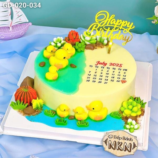  Bánh Sinh Nhật Sen Đá - Vịt Vàng (GD-020-034) 