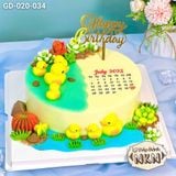  Bánh Sinh Nhật Sen Đá - Vịt Vàng (GD-020-034) 