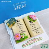  Bánh Kỷ Niệm Tặng Cha Mẹ (GD-020-059) 