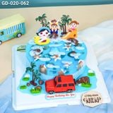  Bánh Sinh Nhật Gia Đình Du Lịch Biển (GD-020-062) 