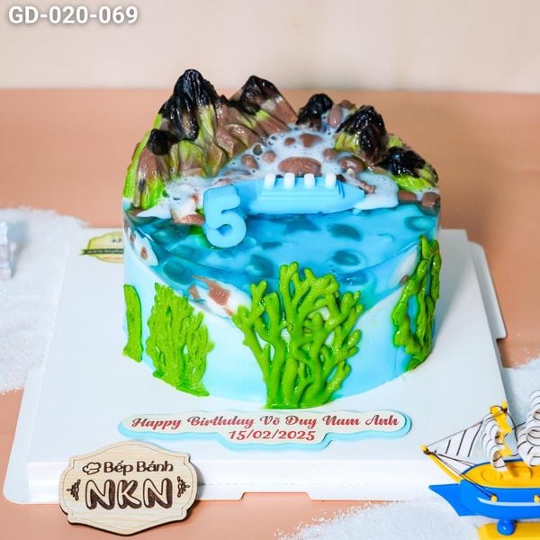  Bánh Sinh Nhật Căng Buồm Ra Khơi (GD-020-069) 
