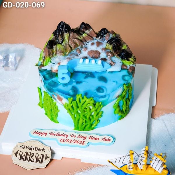  Bánh Sinh Nhật Căng Buồm Ra Khơi (GD-020-069) 