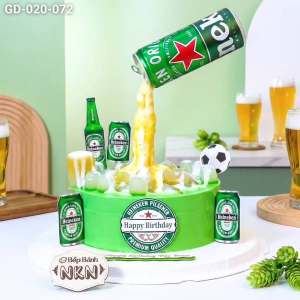  Bánh Sinh Nhật Rót Bia Heineken (GD-020-072) 