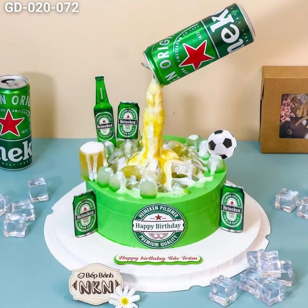  Bánh Sinh Nhật Rót Bia Heineken (GD-020-072) 