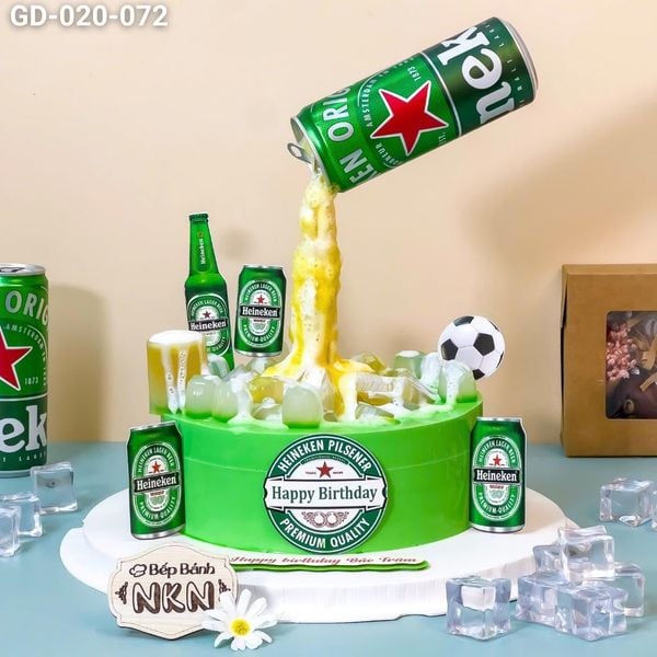  Bánh Sinh Nhật Rót Bia Heineken (GD-020-072) 