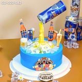  Bánh Sinh Nhật Rót Bia Tiger Xanh (GD-020-082) 