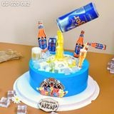  Bánh Sinh Nhật Rót Bia Tiger Xanh (GD-020-082) 