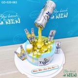  Bánh Sinh Nhật Rót Bia Tiger Bạc (GD-020-083) 