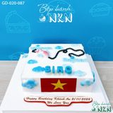  Bánh Sinh Nhật Quốc Kỳ (GD-020-087) 