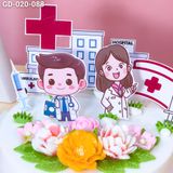  Bánh Sinh Nhật Nữ Bác Sĩ (GD-020-088) 