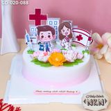  Bánh Sinh Nhật Nữ Bác Sĩ (GD-020-088) 