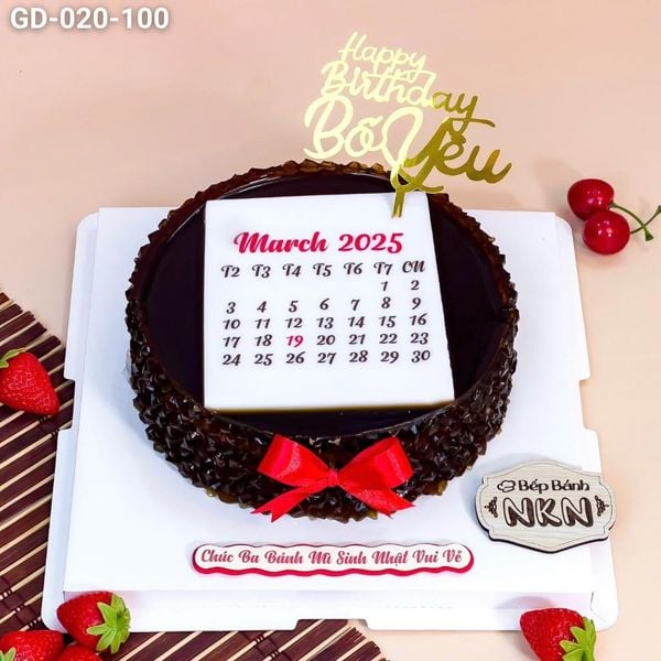  Bánh Mừng Sinh Nhật Cha (GD-020-100) 