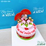  Bánh Mừng Thọ Ông Bà, Cha Mẹ 2 Tầng (GD-020-104) 