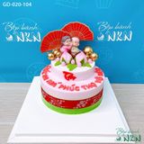  Bánh Mừng Thọ Ông Bà, Cha Mẹ 2 Tầng (GD-020-104) 