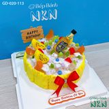  Bánh Sinh Nhật Trái Cây Mix Tone Vàng (GD-020-113) 