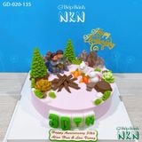  Bánh Kỷ Niệm Ngày Cưới Mẫu Rừng Thông (GD-020-135) 