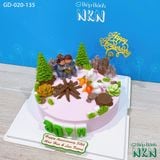  Bánh Kỷ Niệm Ngày Cưới Mẫu Rừng Thông (GD-020-135) 