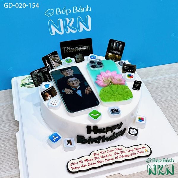  Bánh Sinh Nhật Iphone 15 (GD-020-154) 