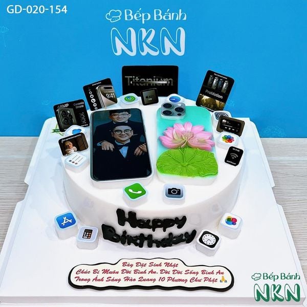  Bánh Sinh Nhật Iphone 15 (GD-020-154) 