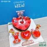  Set Bánh Sinh Nhật I <3 U  (GD-020-158) 