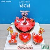  Set Bánh Sinh Nhật I <3 U  (GD-020-158) 