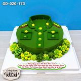  Bánh Sinh Nhật Áo Bộ Đội (GD-020-173) 